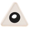 thumbnail image 1 of ABS Portable Moulage par Injection en Forme Triangulaire Microphone Entretien Logo Drapeau Station Logo (Blanc), 1 of 8