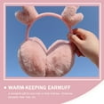 thumbnail image 2 of MEIBUTYUP Pink Plush Ear Muff for Outdoor Winter Use Durable and Lightweight Comfortable Ear Warmer 1pc, 2 of 8