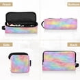 thumbnail image 4 of Hair Tools Travel Bag Heat-Resistant Curling Iron Organizer Bag with Detachable Heatproof Mat Travel Storage Case Pastel Rainbow Tie-dye, 4 of 8