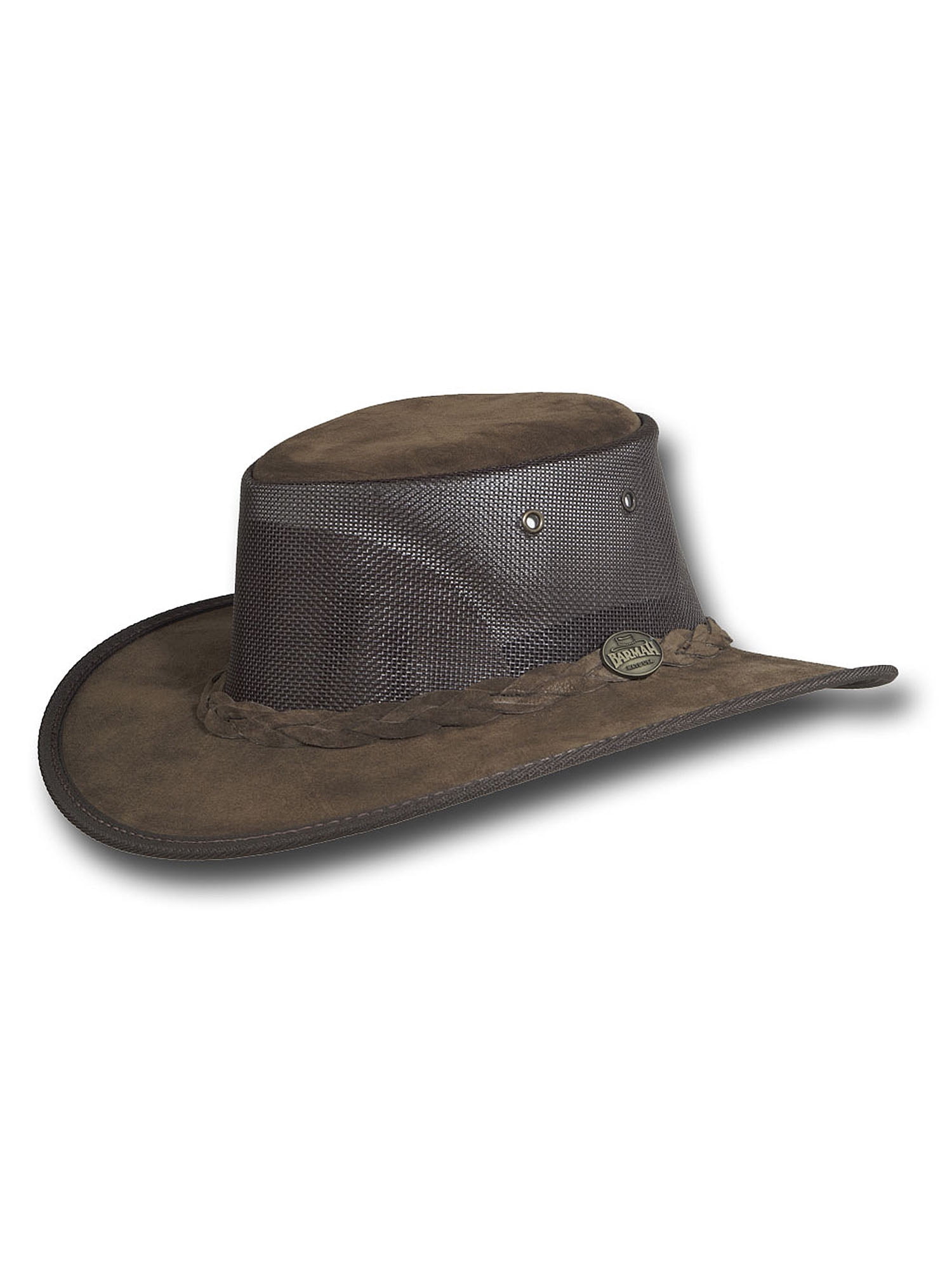 barmah hats foldaway cooler leather hat