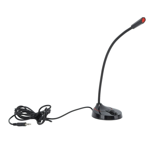 Micrófono Con Cable De Cuello De Cisne, Micrófono De Escritorio Con Cable De Recogida De 360 grados, Plug And Play Portátil De Plástico Y Hierro Para Sala De Conferencias