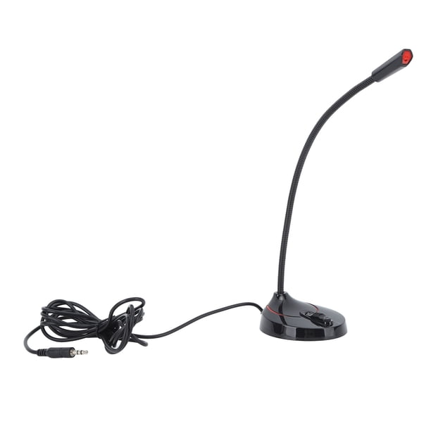 Micrófono Con Cable De Cuello De Cisne, Micrófono De Escritorio Con Cable De Recogida De 360 grados, Plug And Play Portátil De Plástico Y Hierro Para Sala De Conferencias