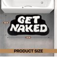 thumbnail image 2 of FOX AND ROSE Set of 2 Get Naked Rugs - Funny Bathroom Mats, Soft Non-Slip Absorbent Bath Mats for Shower, Washable Quick-Dry Floor Mats for Bathroom Decor, Modern Aesthetic Design, 2 of 7