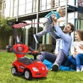 thumbnail image 6 of ChromeWheels 3 in 1 Ride on Toys Pushing Car with Removable Sun Visor Red, 6 of 8