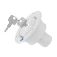 thumbnail image 2 of jinwen RV Gravitation Waters Fill Cap 2 Keys Water Filling Port for RV Trailer White, 2 of 9