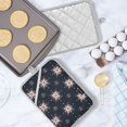 thumbnail image 5 of Yayeee Pot Holders Kitchen Heat Resistant with Pockets 7"x9.8" Cotton Oven Cooking Hot Pads, Red Fireworks Pattern, 5 of 7