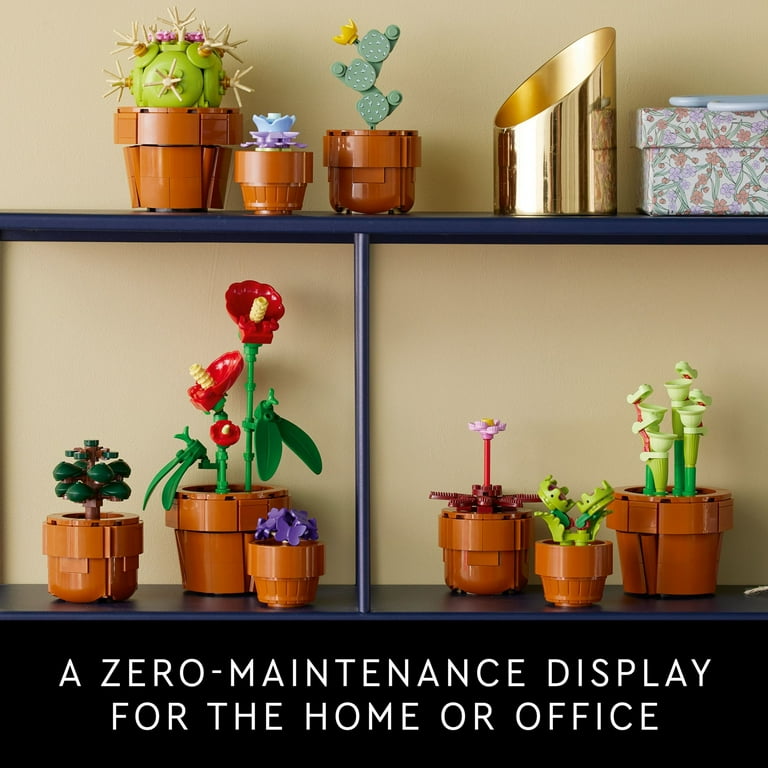 Free Shipping! LEGO Tiny Plants Artificial Indoor Plant Building Set for  Adults, 758 Pieces - Walmart.com