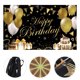 thumbnail image 5 of 1pc cumpleaños tema fondo banner decorativo pared colgando banner fiesta decoración, 5 of 5