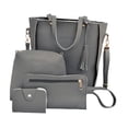 thumbnail image 2 of 2 Juegos de Bolsos de Cuero PU para Mujer con Cremallera BLESIY Bolsos de hombro para mujer, 2 of 5