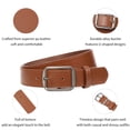 thumbnail image 7 of SENDEFN 2 Pack Women's Soft Leather Belt for Jeans Pants Dress Fashion Ladies Waist Belt with Elegant Buckle, 7 of 7