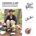 thumbnail image 6 of Anti-Slip Pot Clip 2 Count Cookware Clamp Plate Camping Accessories Non-slip Aluminum Alloy, 6 of 6
