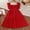 Red, variant on Dpytoraw Girls Child Sleeveless Dot Prints Ruffles Summer Beach Sundress Party Dresses Princess Dress Girls Floral Dresses Size 5-6 Years