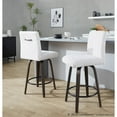 thumbnail image 5 of LumiSource Hank 26" Fixed-Height Counter Stool - Set of 2, 5 of 10