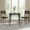 Black, variant on Dining Table Set for 2, 3 Piece Kitchen Table with 2 Chairs for Small Space,Apartment,Kitchen,Space-Saving