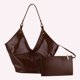 thumbnail image 5 of Bolso Hombro Slouchy Hobo para Mujer Piel Sintética Gran Capacidad Cosméticos, 5 of 9