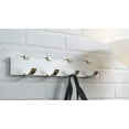 thumbnail image 2 of Richelieu Nh1182114 Quadruple Robe Hook Rack - White, 2 of 4