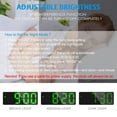 thumbnail image 6 of BallsFHK Digital Alarm Clock LED Clock With Temperature Display Adjustable Brightness, 6 of 6
