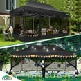 thumbnail image 4 of COBIZI 10x20 Heavy Duty Pop up Canopy with Mosquito Net,Instant Outdoor Shelter Large Canopy Tent for Outside,Gazebo with Mesh Sidewalls for Party,Backyard,Camping,Black, 4 of 10