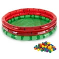 thumbnail image 1 of Intex Inflatable Kiddie Watermelon Pool w/Multi-Colored Fun Ballz, 100 Pack, 1 of 12