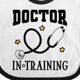 thumbnail image 4 of Inktastic Future Doctor in Training Boys or Girls Baby Bib, 4 of 4