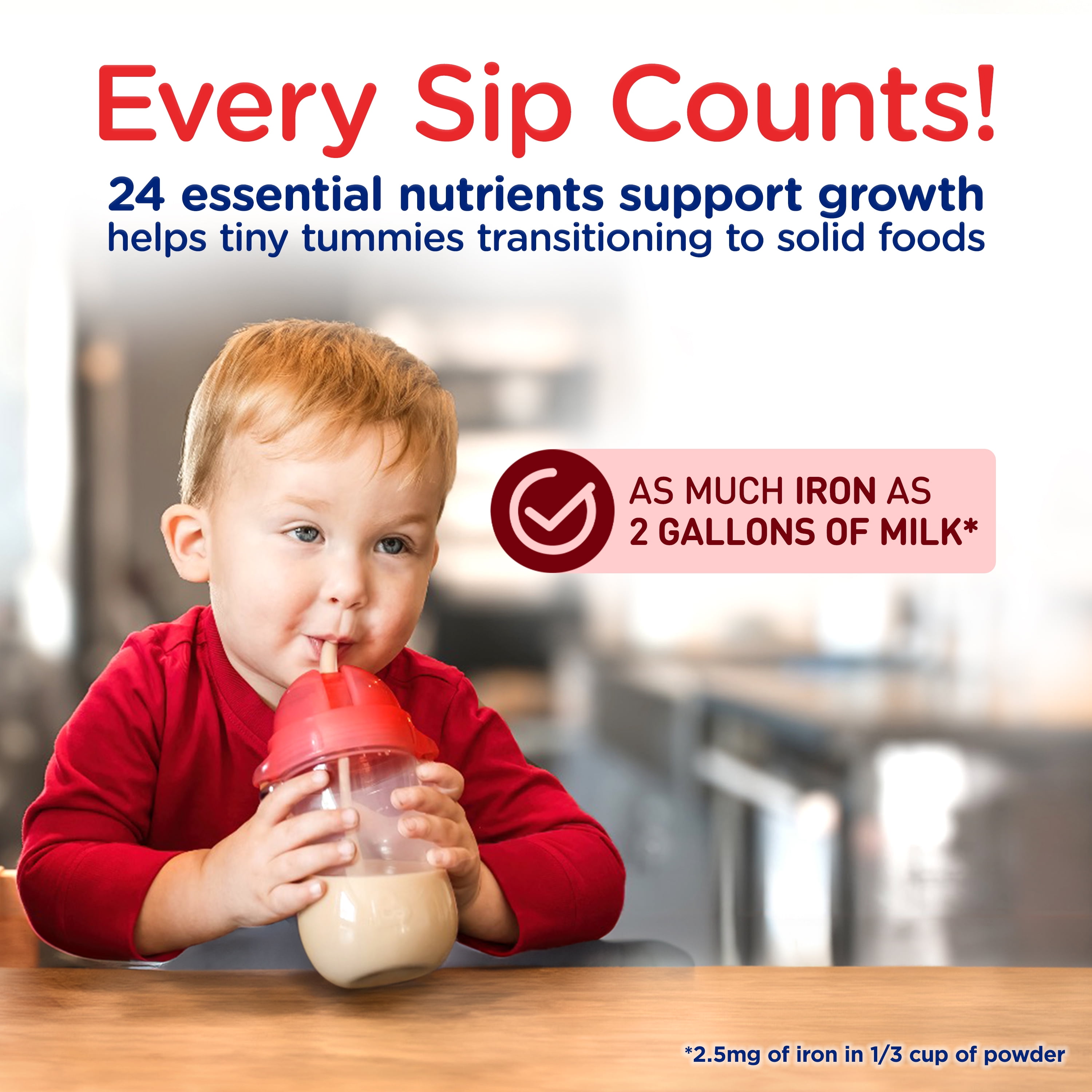 (6 pack) Enfagrow NeuroPro Toddler Nutritional Drink, Try Our Brain-Supporting Trio, Ready to Use,  8 Fl Oz Bottle, 6 Count