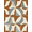 Brown Grey Beige, Pattern 4, variant on ODIKA 8'x10' Washable Area Rug Brushstroke With Minimalist Interlocking Shapes Abstract Modern Refined for Dining Room, Large Office, Lounge, Non-Slip Chair-Friendly Mat