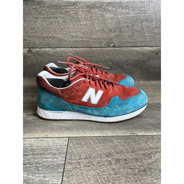 New Balance Mens 496 Concepts Regatta CM496CP Red Blue Running Sneakers Sz 11.5D