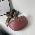 thumbnail image 2 of Riñonera Riñonera Bolso Riñonera a la moda con estampado de correa ancha, de cintura para mujer, de mensajero para viajes, 2 of 8
