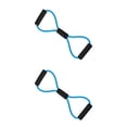 thumbnail image 1 of Naiovety 8 Word Fitness Yoga Gum bandas de goma de resistencia Fitness banda elástica equipo de Fitness expansor entrenamiento gimnasio ejercicio tren Azul 2piezas Naiovety CBP084820, 1 of 5