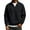 06# Black, variant on Mens Quarter Zip Pullover Sweaters Mock Neck Slim Fit Lightweight Pullover Waffle Knit Casual Sweater,Black L