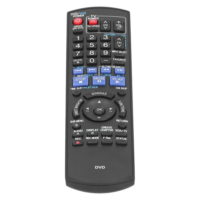 DVD Player Remote Control,Remote Control Black N2QAYB000197 Small DVD Remote Control DVD Player Controller Revolutionary Design