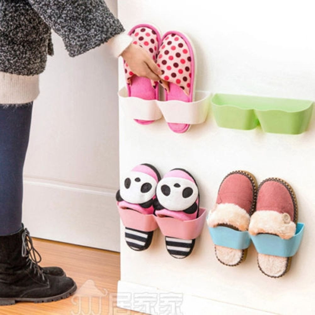 Home WallMounted Shoes Shelf Racks Slippers Shoes Holder Shoes Storage