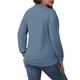 thumbnail image 3 of Camisa con cremallera de maternidad para mujeres, blusa de manga larga, sudadera para amamantar, 2XL, azul, 3 of 6