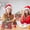 A, variant on HOARBOEG Christmas Tin Box with Handle, Portable Holiday Gift Box for Snacks, Candy, Cookies Storage, Festive Iron Container for Christmas Treats and Party Favors