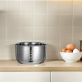 thumbnail image 4 of ETHZZLE Plated Silver Stainless Steel Inner Pot for Rice Cooker Enhances Flavor Preserves Nutrients for Home Use, 4 of 6