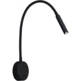 thumbnail image 1 of Lámpara de lectura negra, lámpara de cuello de cisne flexible LED de 3 W, 3000 K, luz de lectura de pared de 240 V con interruptor para dormitorios, salas de estar y salas de estar interiores., 1 of 5