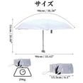 thumbnail image 2 of Unique Bargains Lightweight Mini Compact Windproof Folding Umbrella Light Green, 2 of 6