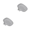thumbnail image 2 of Drenaje de PP Cateissary con platos de baño de succión de silicona gris 2piezas, 2 of 6
