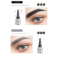 thumbnail image 2 of Fork Tip Liquid Eyebrow Pen, Natural Black, Waterproof Long Lasting Brow Pen, Clear Defined Hair Like Brows for Natural Black Hair, 2 of 4