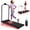 Black, variant on CZBZ Walking Pad Treadmill with Vibration Plate, 10% Incline, Handle Bar, 300LBS Capacity 3-in-1 Under Desk Treadmills for Home Office, Portable Foldable Jogging & Running Treadmill with Remote