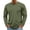 01# Green, variant on Men's Long Sleeve Tee Shirts Crewneck Curved Hem Plain Tee Moisture Wicking Casual T-Shirts Solid Color Saffron M