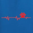 thumbnail image 2 of Dog Heartbeat | Paw Print EKG Lifeline | Veterinarian Vet Tech Dog Lover Womens T-Shirt, Royal, Large, 2 of 5