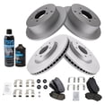 thumbnail image 2 of TRQ Ceramic Brake Pad & Coated Rotor Kit Front & Rear Kit w/Chemicals BKA23005 Fits select: 2012-2016 KIA SPORTAGE, 2011-2013 HYUNDAI TUCSON GLS/LIMITED, 2 of 6
