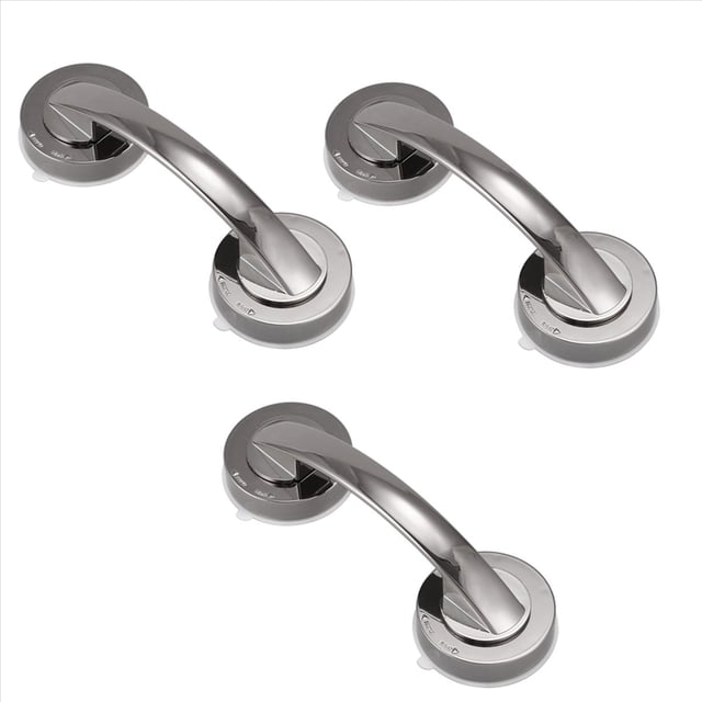 3X Ventosa de Vacío Pasamanos de Ventosa Baño Super Grip Manija de la Barra de Agarre de Seguridad para el Anciano del Baño de la Puerta de Vidrio