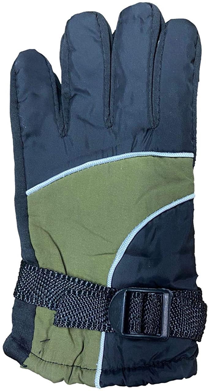 SOCKS'NBULK Kids Ski Glove, Fleece Lined Water Resistant Bulk Kids Winter Gloves Bulk