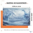 thumbnail image 2 of 32x20 Inch Doormat Indoor Entrance Mat Entrance Welcome Mat Outdoor Mats for Front Door Snow-covered Scene, 2 of 8