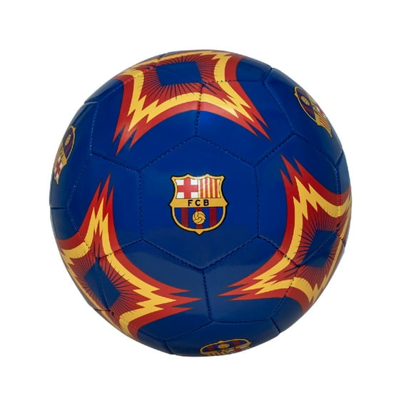 Icon Sports FC Barcelona Soccer Ball Official Licensed Blue Size 2 [Kaleidoscope Design]
