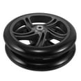 thumbnail image 1 of OUNONA 2 Pcs Roues de Remplacement Universelles en PU pour Fauteuils Roulants et Déambulateurs avec Roulement Silencieux et Fluide, 1 of 8