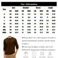thumbnail image 2 of Mens Long Sleeve Shirts Crewneck T Shirts Fall Tops Casual Basic Tees Clothes Wine 4XL, 2 of 6