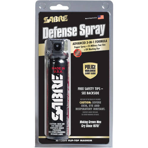 Sabre Red Pepper Spray Police Strength Magnum 120 Flip Top 4.36oz M